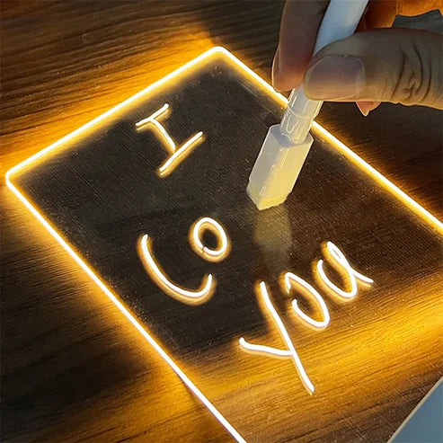 Quadro de Notas LED ✨🖍️